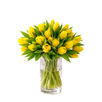 Frische gelbe Tulpen